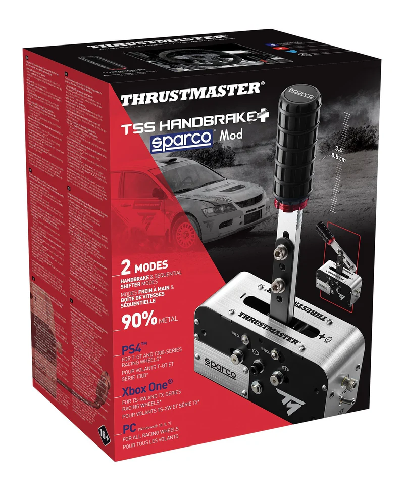 Thrustmaster TSS Handbrake+ Sparco Mod & Sequential Shifter (PC | PS5 | PS4 | Xbox One, Series S/X) - Image 6